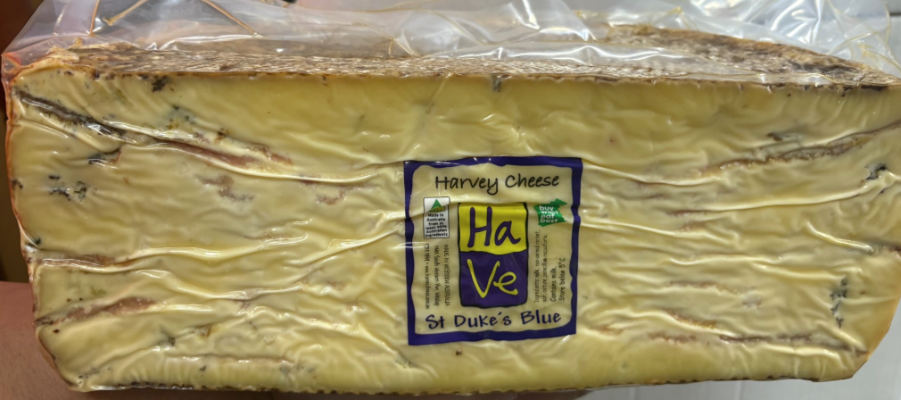 WA Blue Cheese Half Wheel 3kg RW approx, Priced per Kg St Duke's Blue