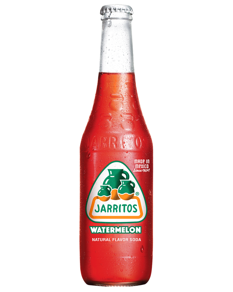 [drink-melonJar] Watermelon Soda Mexican 370ml Glass Bottle x 24 Carton Jarritos