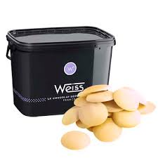 Weiss Nevea White Chocolate Couverture buttons 29% 5kg (Pre Order 3 Days)