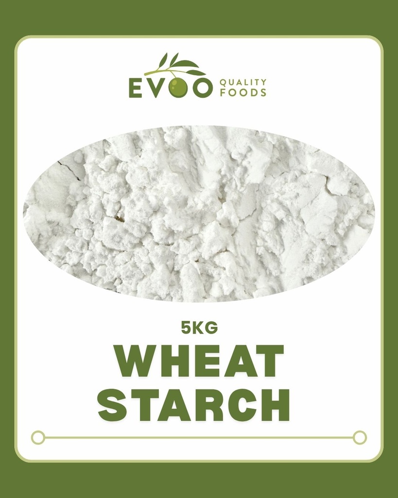[wheat-starch5kg] Wheat Starch 5kg Bag Evoo QF