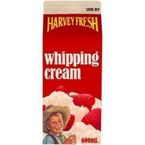 [cream-Whip] Whipping Cream ESL 1lt Tetra Pak Harvey Fresh