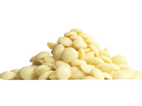 White Chocolate Callets 27.8% 12.5kg Carton Van Houten