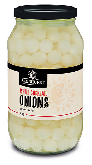 [onion-cocktail] White Cocktail Onion 2kg Jar Sandhurst