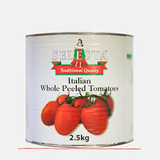 [tom-WholePS] Whole Peeled Tomato Italian A9 (2.5kg) Selesta