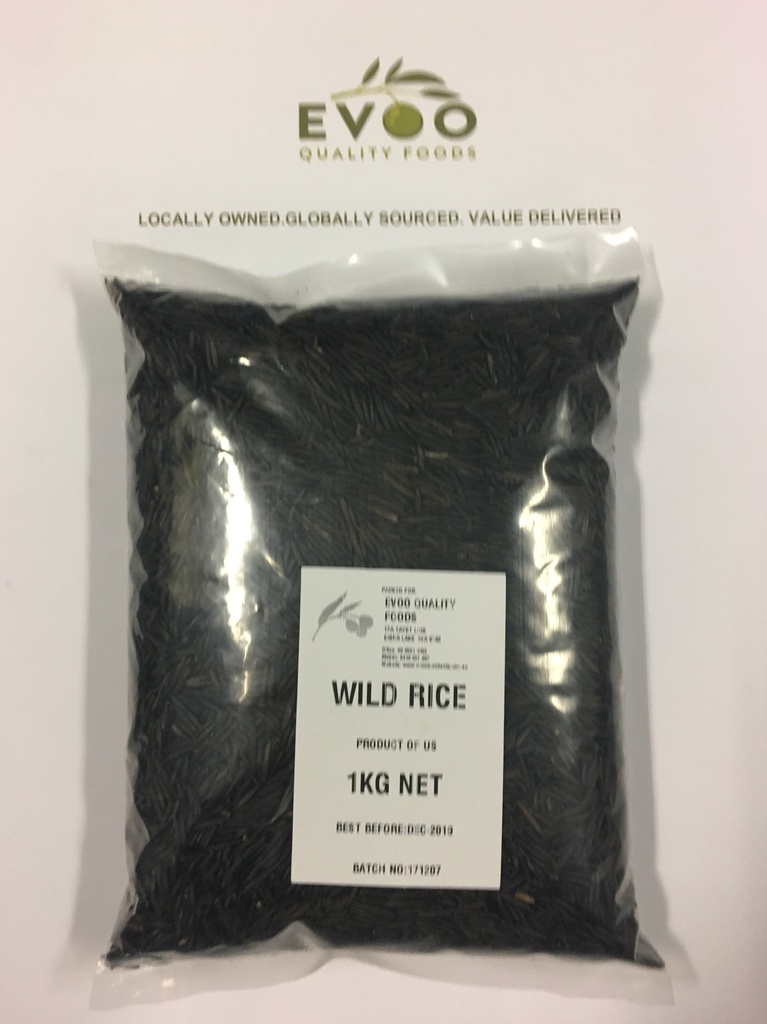 [rice-Wild] Wild Rice USA Grade 1 1kg Bag Evoo QF